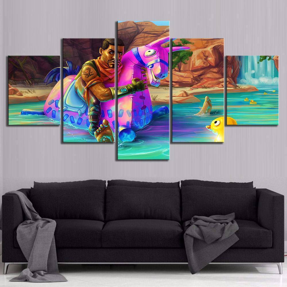 Fortnite Giddy Up Gaming Canvas Wall Art