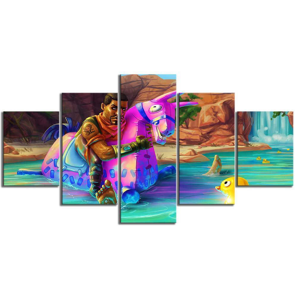 Fortnite Giddy Up Gaming Canvas Wall Art