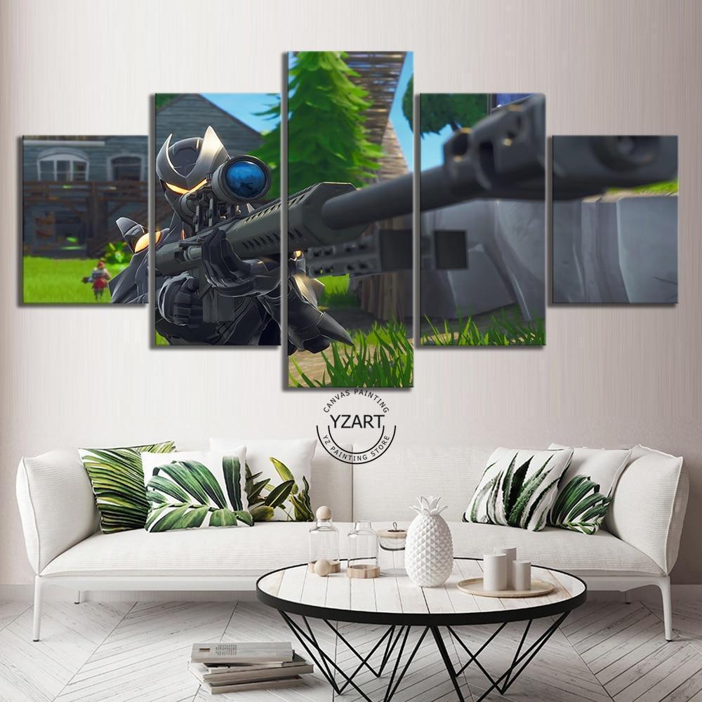 Fortnite Oblivion Sniper Gaming Canvas Wall Art