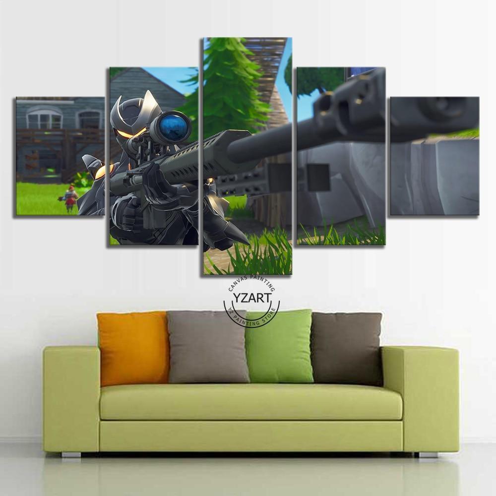 Fortnite Oblivion Sniper Gaming Canvas Wall Art