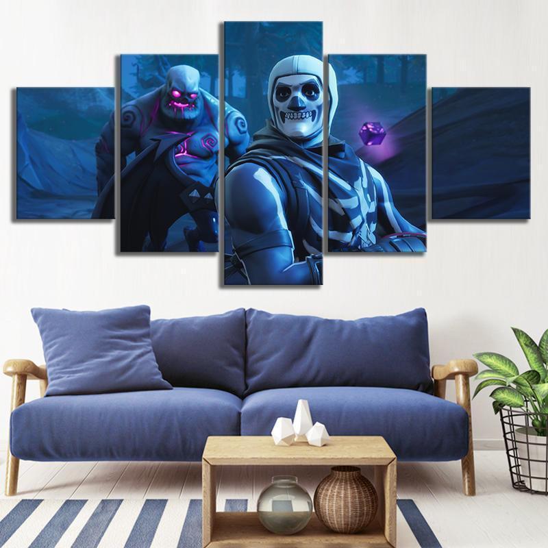 Fortnite Skull Trooper 1 Gaming Canvas Wall Art