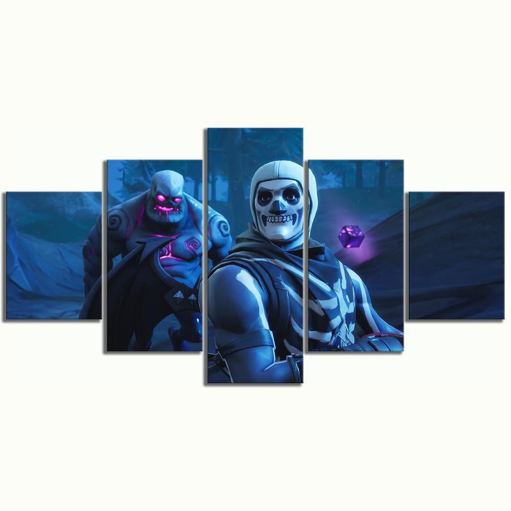 Fortnite Skull Trooper 1 Gaming Canvas Wall Art