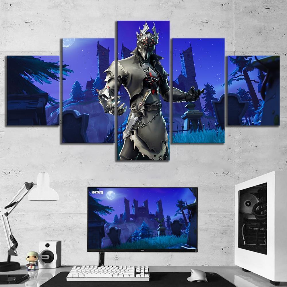 Fortnite Spider Knight Gaming Canvas Wall Art