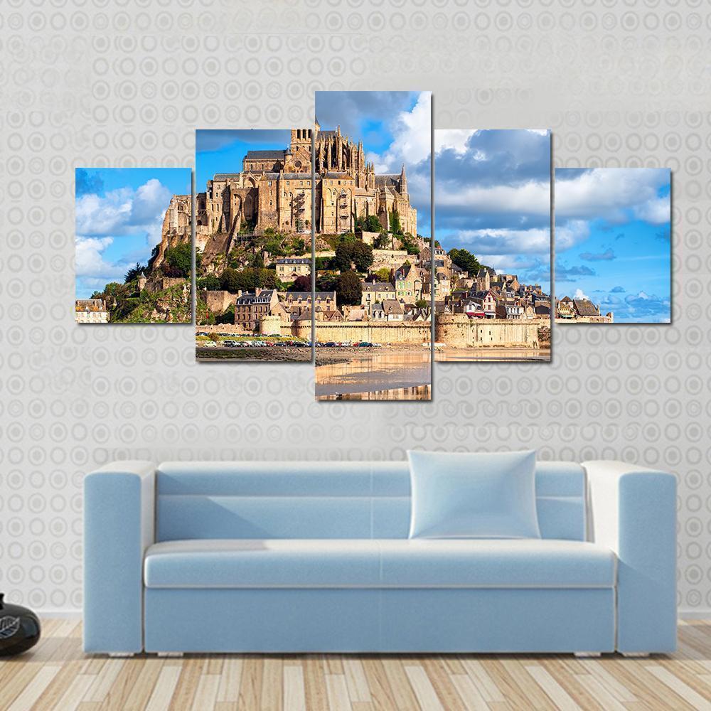 France Mont Saint-michel Nature Canvas Wall Art