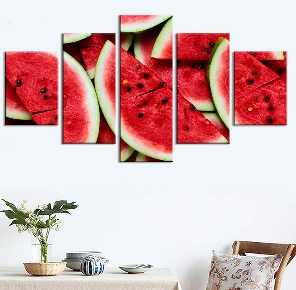 Fresh Fruit And Veggie Kitchen Canvas Wall Art