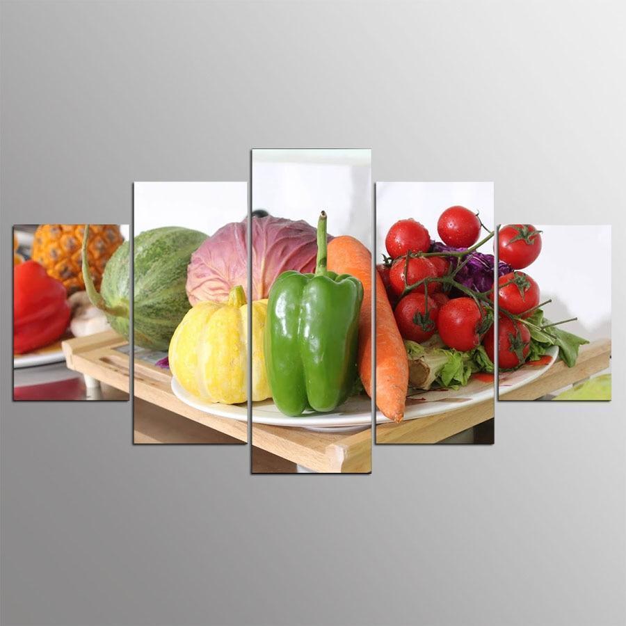 Fresh Vegetables Nature Canvas Wall Art