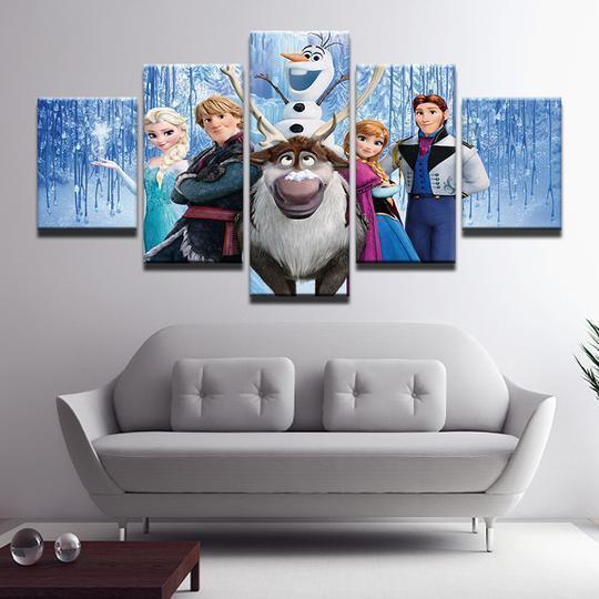 Frozen Cartoon Canvas Wall Art
