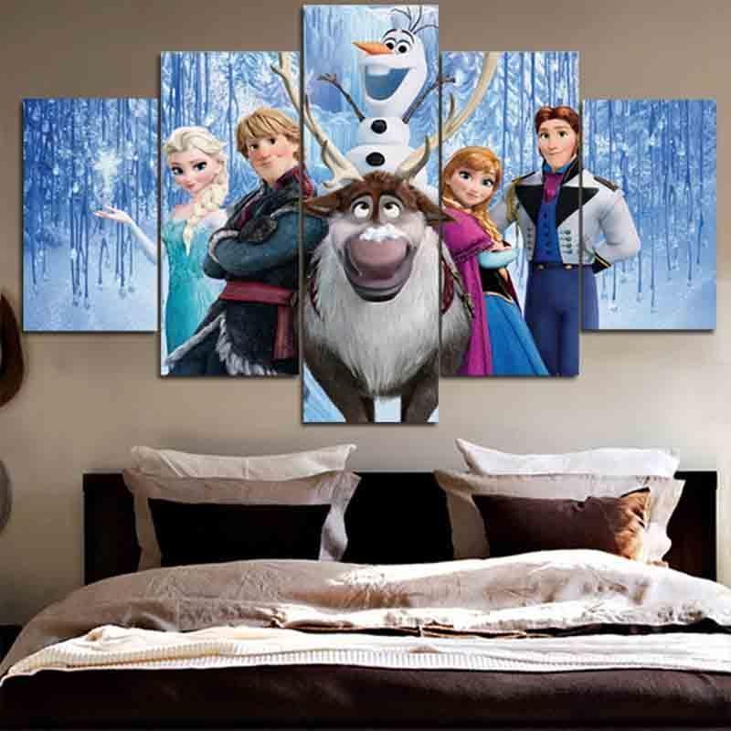 Frozen Poster Canvas Wall Art