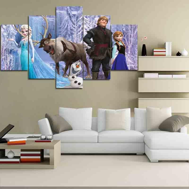 Frozen Poster Canvas Wall Art