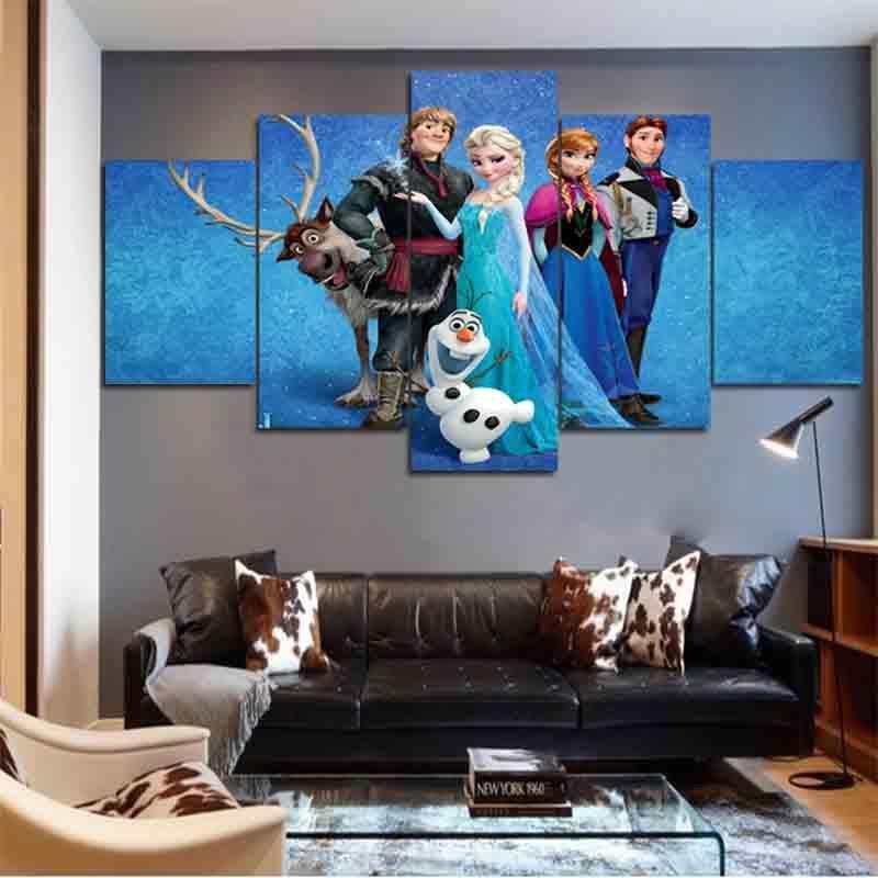 Frozen Poster Canvas Wall Art