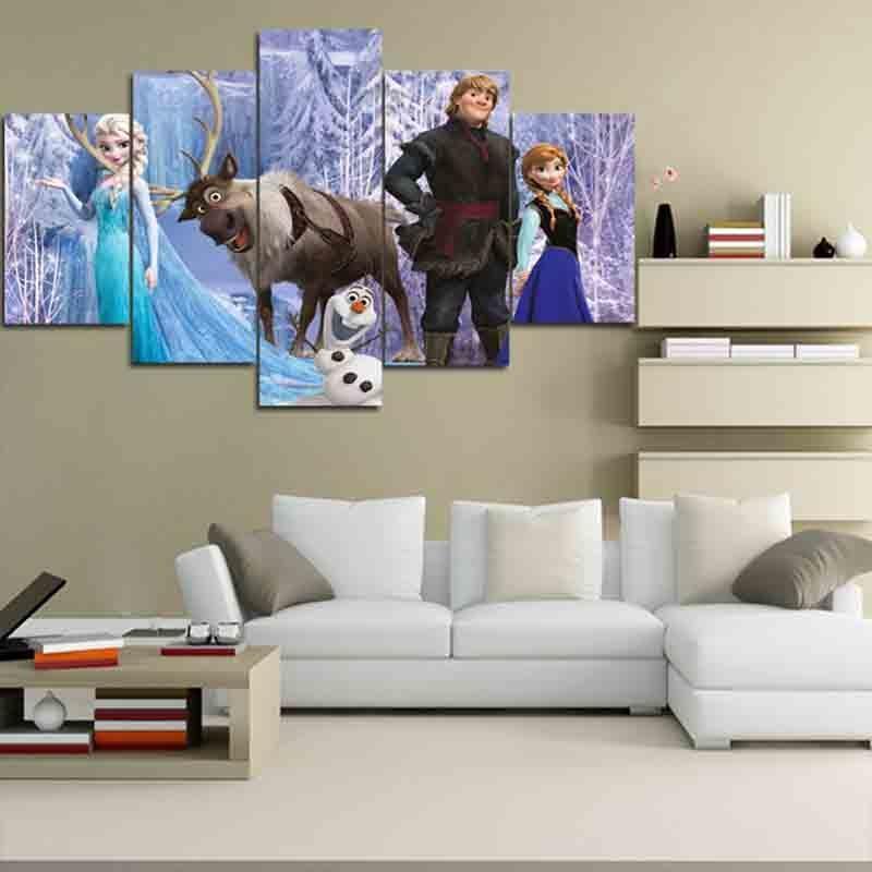 Frozen Poster Canvas Wall Art