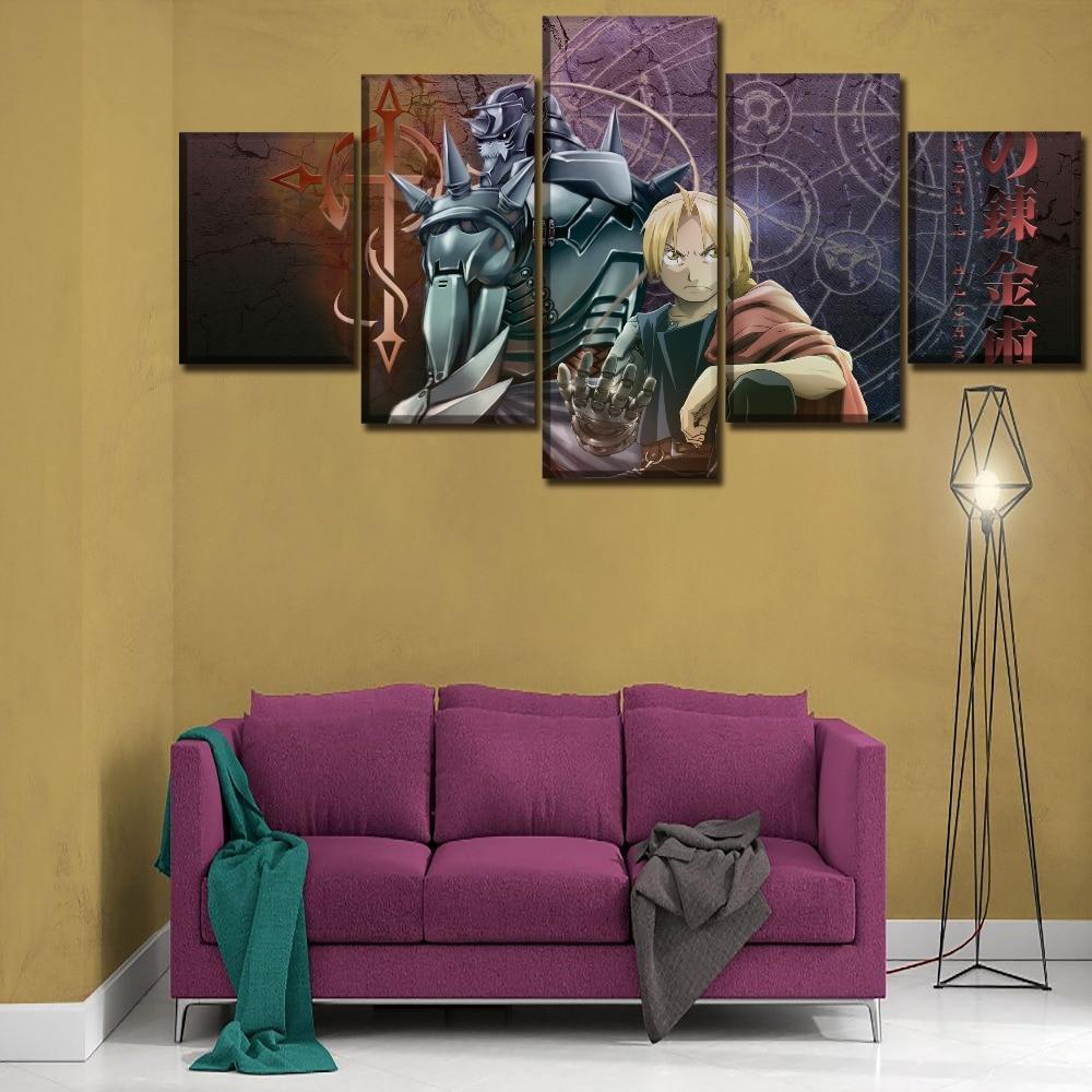 Fullmetal Alchemist 1 Anime Canvas Wall Art