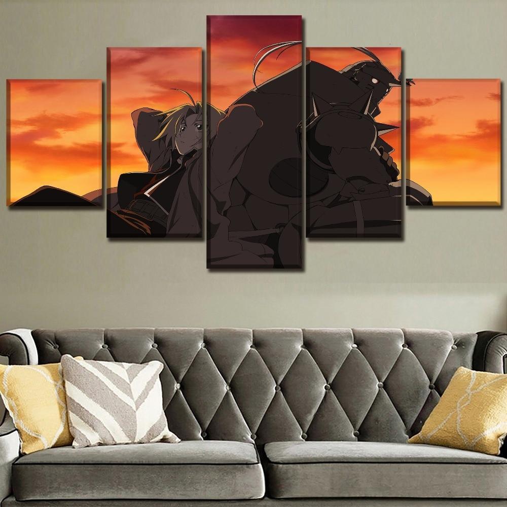 Fullmetal Alchemist 4 Anime Canvas Wall Art