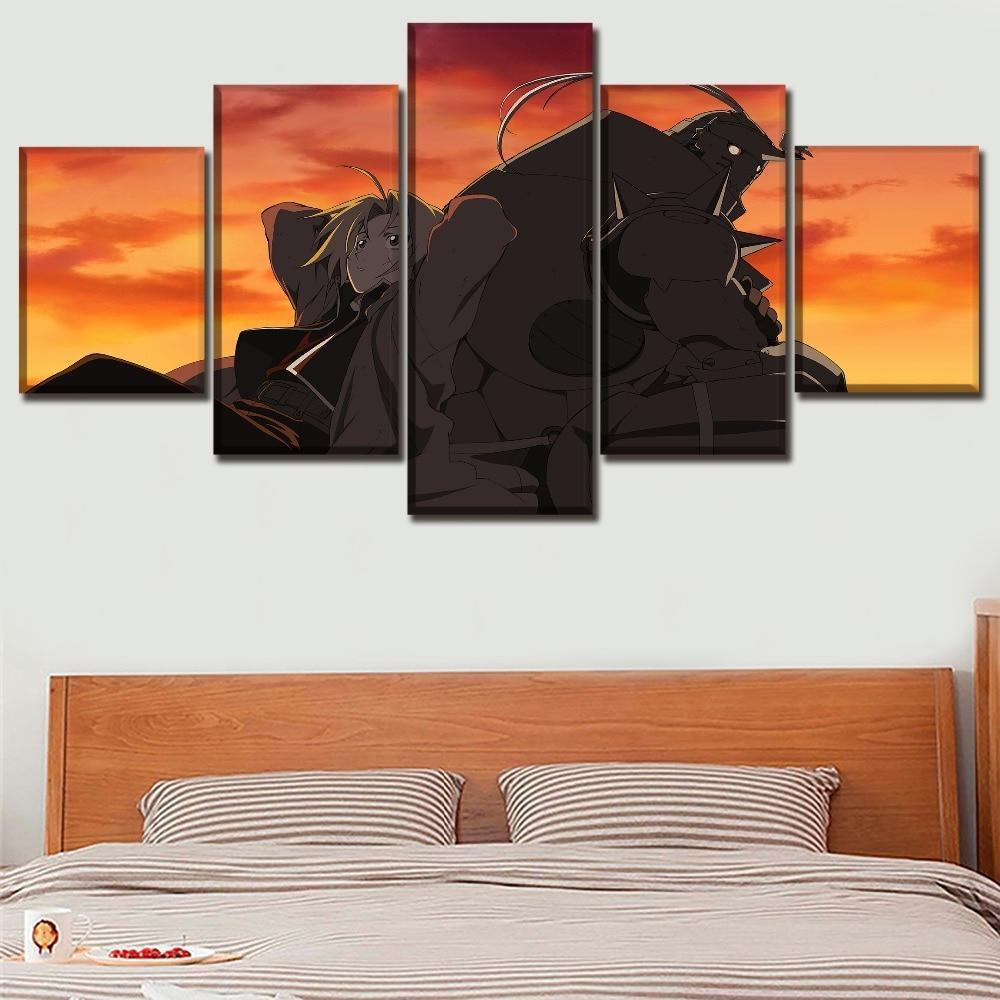 Fullmetal Alchemist 4 Anime Canvas Wall Art