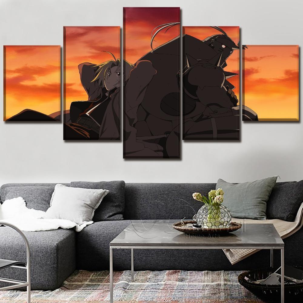 Fullmetal Alchemist 4 Anime Canvas Wall Art