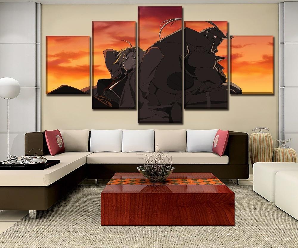 Fullmetal Alchemist 4 Anime Canvas Wall Art
