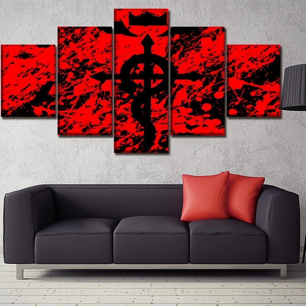 Fullmetal Alchemist 5 Anime Canvas Wall Art