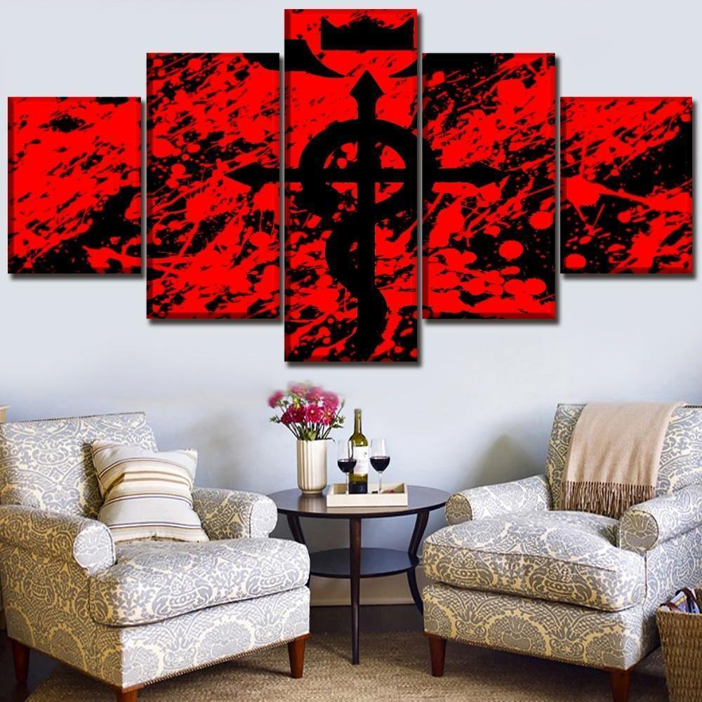 Fullmetal Alchemist 5 Anime Canvas Wall Art