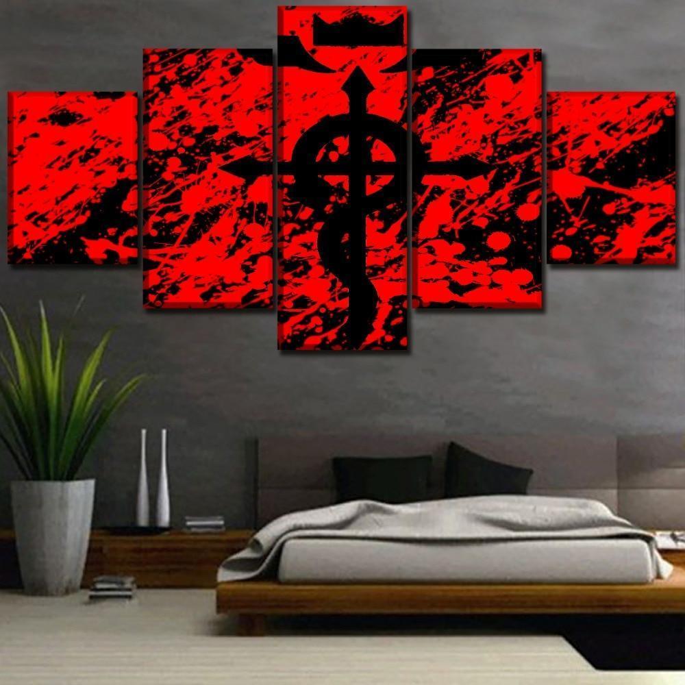 Fullmetal Alchemist 5 Anime Canvas Wall Art