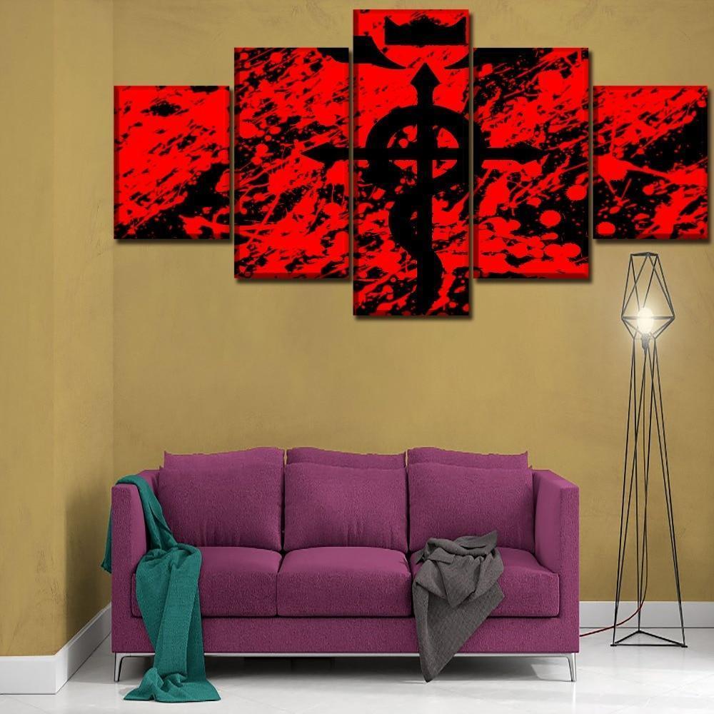 Fullmetal Alchemist 5 Anime Canvas Wall Art