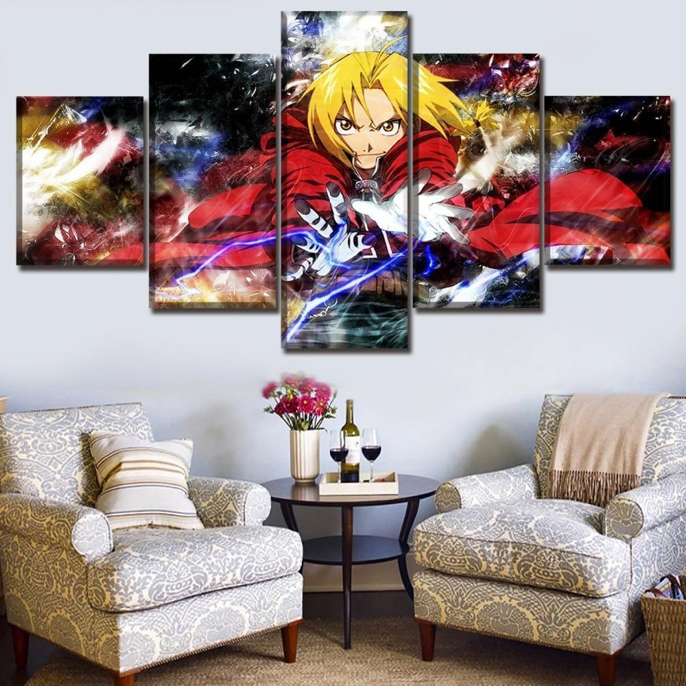 Fullmetal Alchemist 6 Anime Canvas Wall Art
