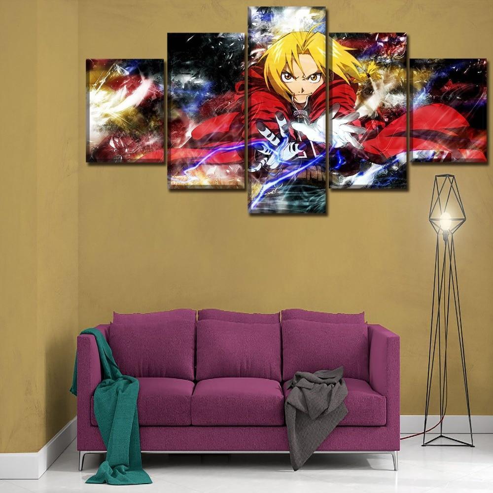 Fullmetal Alchemist 6 Anime Canvas Wall Art