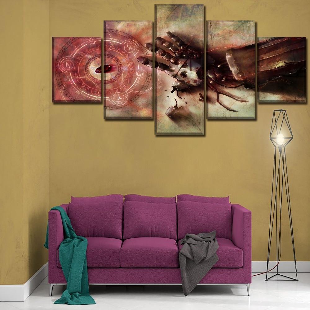 Fullmetal Alchemist 7 Anime Canvas Wall Art
