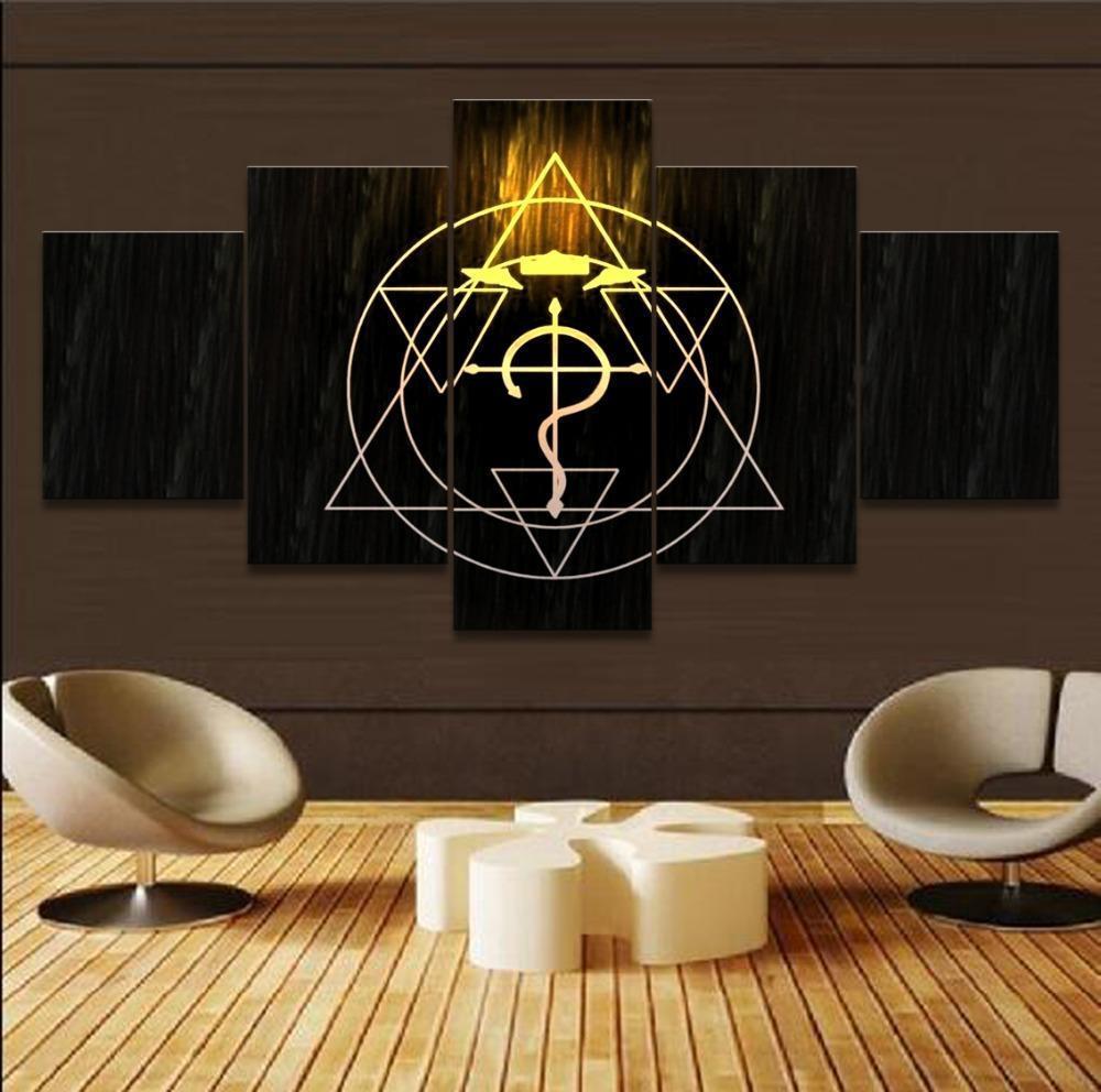 Fullmetal Alchemist 8 Anime Canvas Wall Art