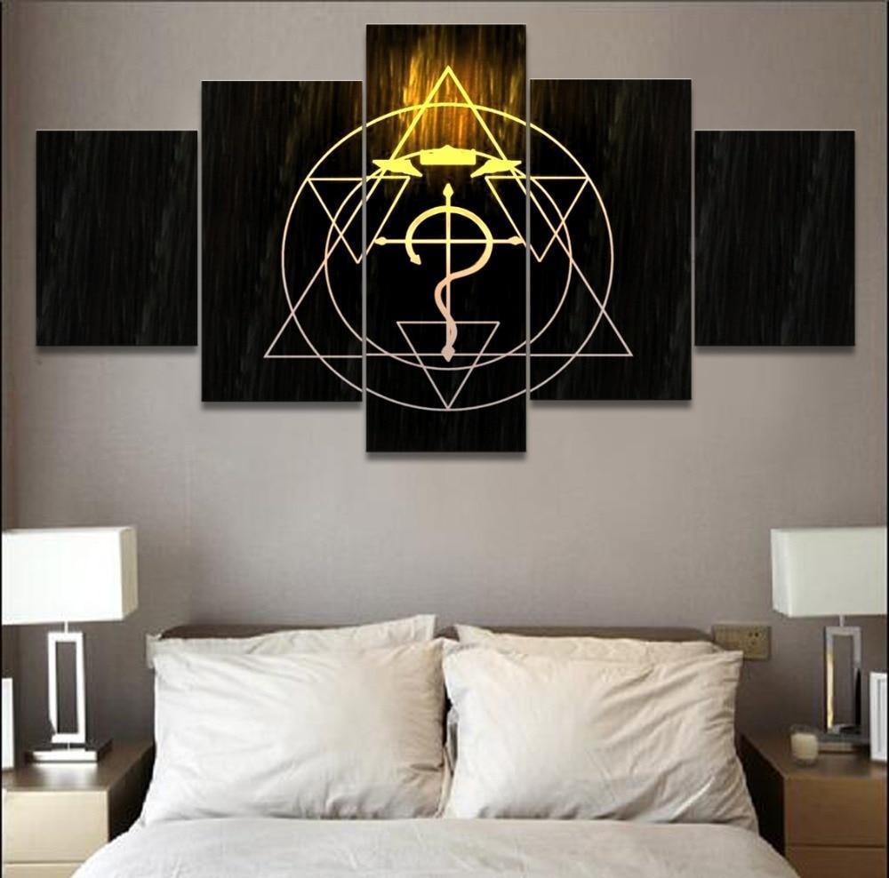 Fullmetal Alchemist 8 Anime Canvas Wall Art