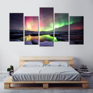 Fuse Northern Auroras Nature Canvas Wall Art