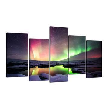 Fuse Northern Auroras Nature Canvas Wall Art