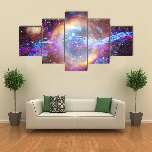 Galaxy And Nebula Space Canvas Wall Art