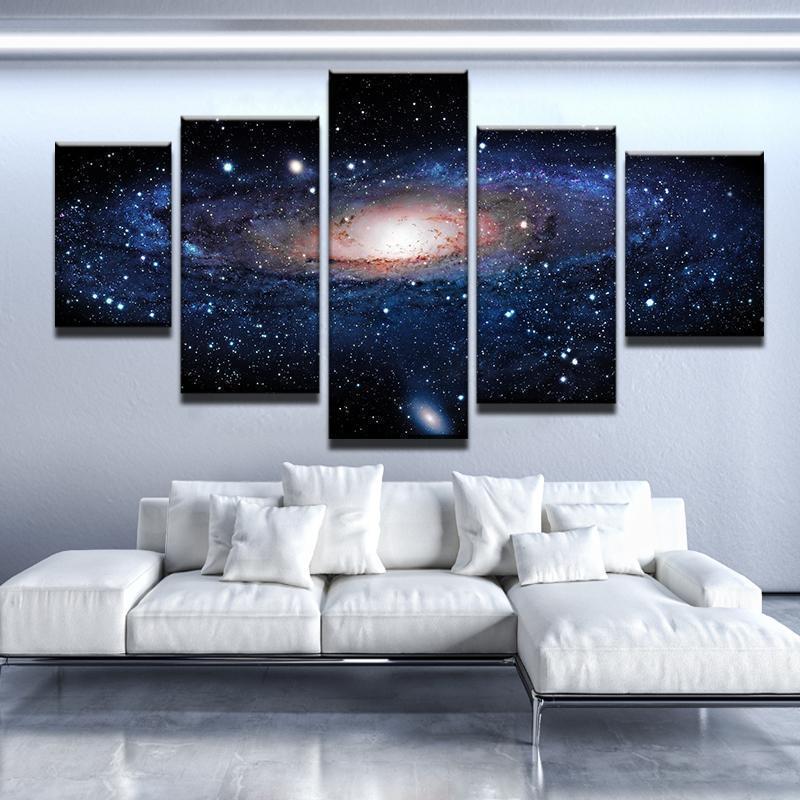 Galaxy Space Canvas Wall Art