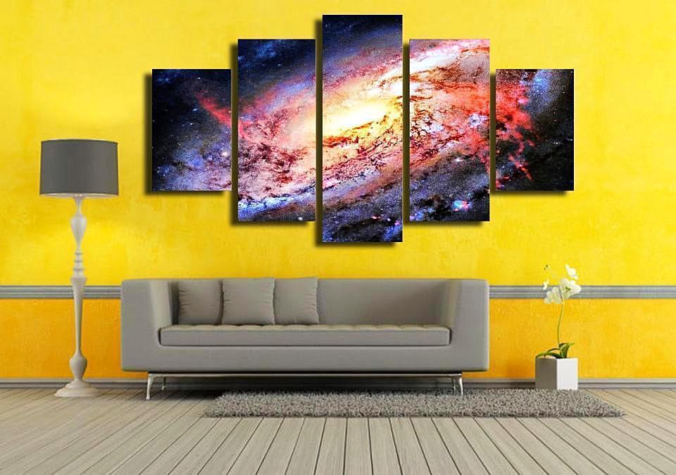 Galaxy Stars Space Universe Canvas Wall Art