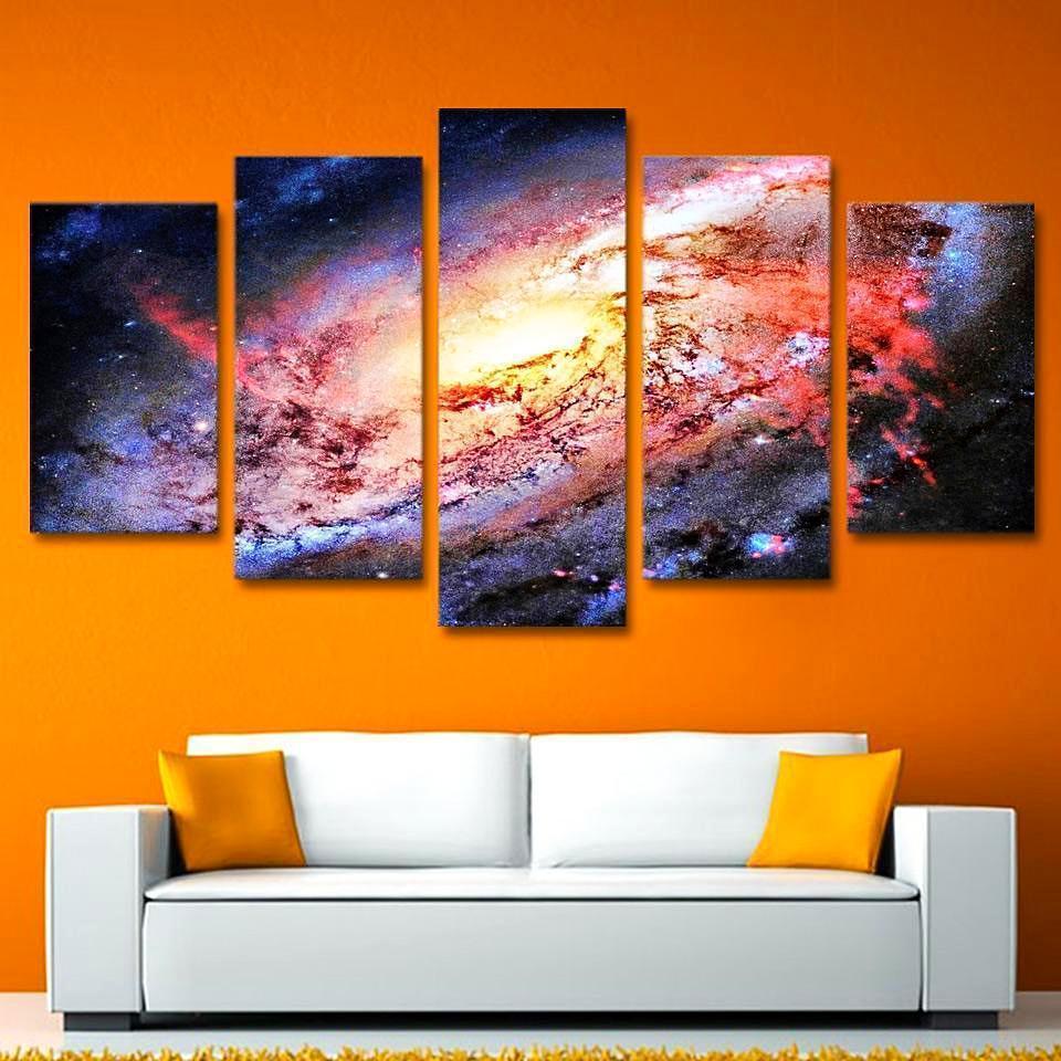Galaxy Stars Space Universe Canvas Wall Art