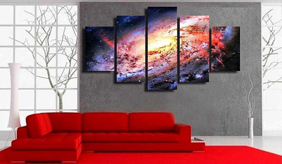 Galaxy Stars Space Universe Canvas Wall Art