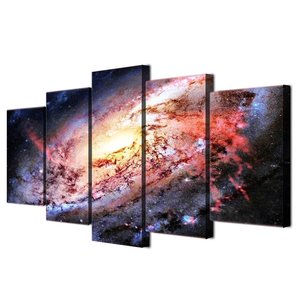 Galaxy Stars Space Universe Canvas Wall Art