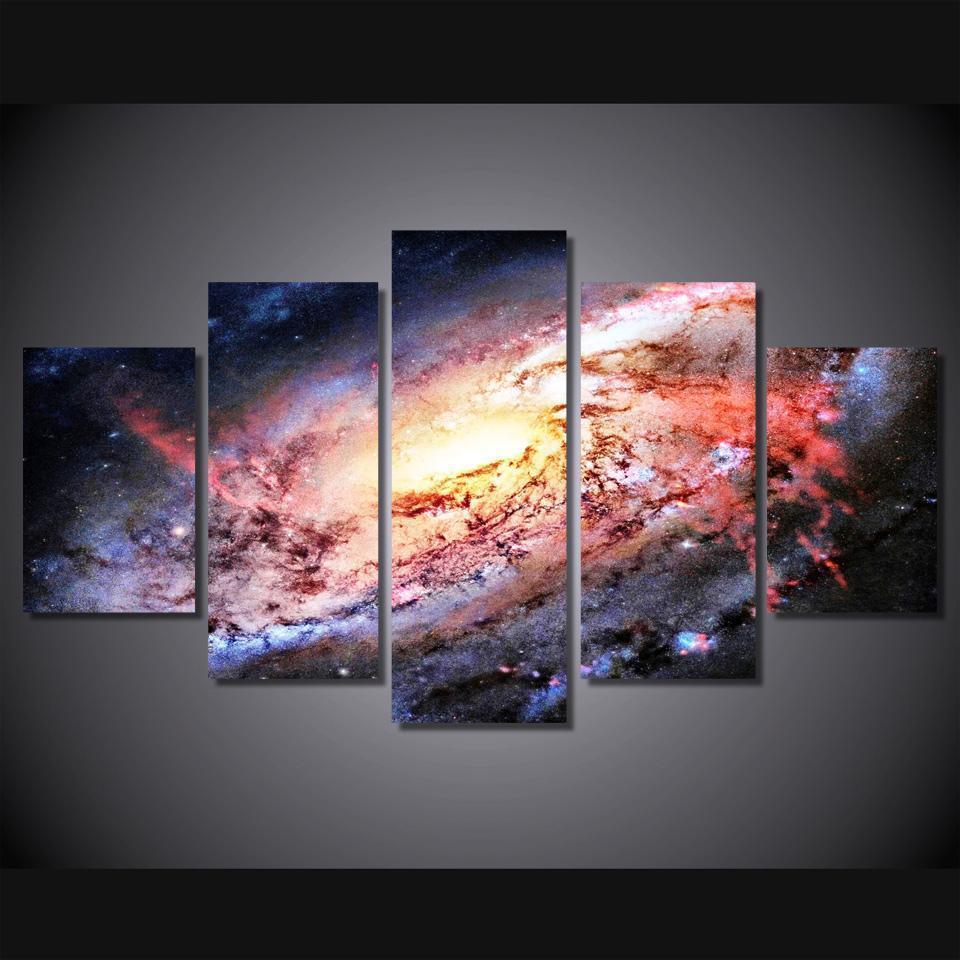 Galaxy Stars Space Universe Canvas Wall Art