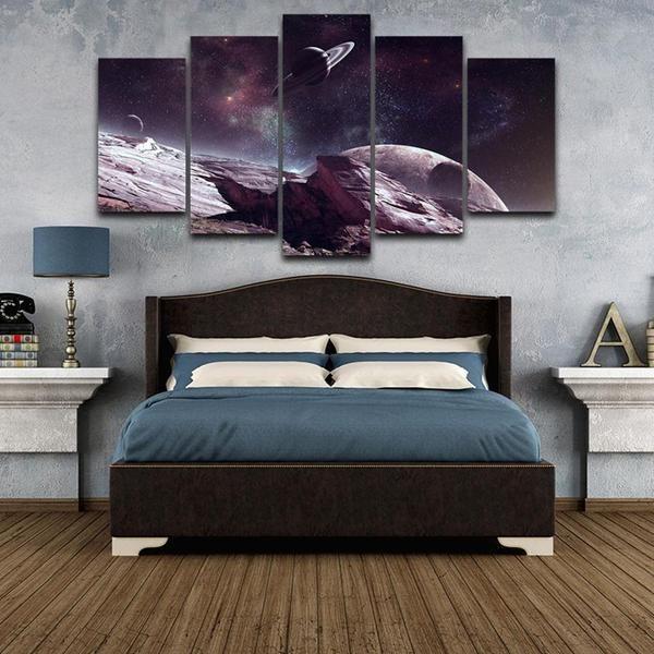 Galaxy Surface Starry Sky Space Canvas Wall Art