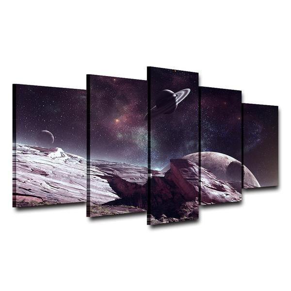 Galaxy Surface Starry Sky Space Canvas Wall Art