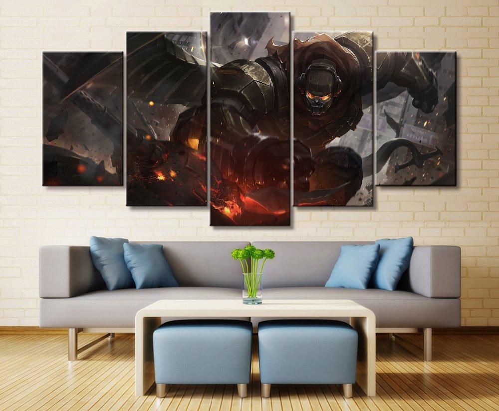 LOL League Of Legends Galio Gaming Canvas Wall Art