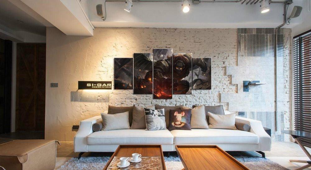 LOL League Of Legends Galio Gaming Canvas Wall Art