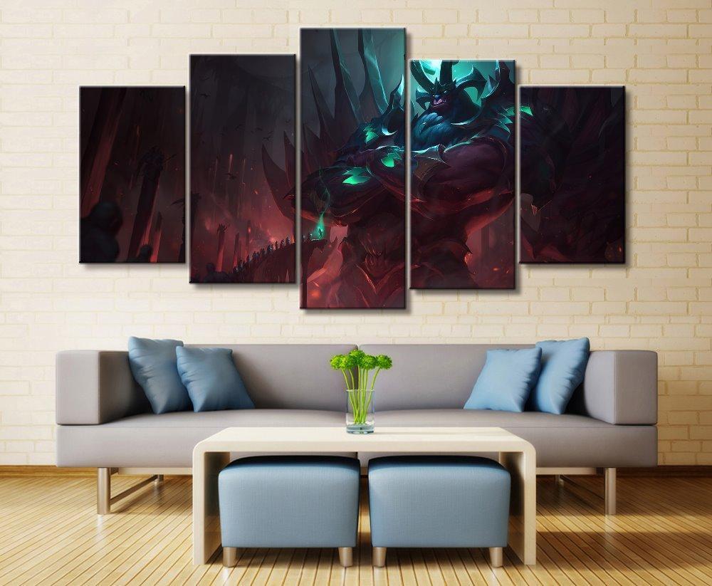 LOL League Of Legends Galio 2 Gaming Canvas Wall Art