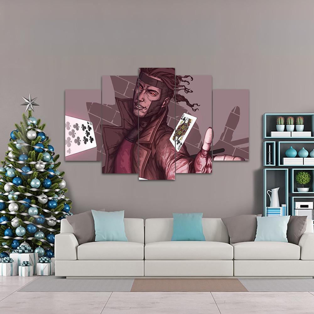 Gambit From X-men Marvel Canvas Wall Art