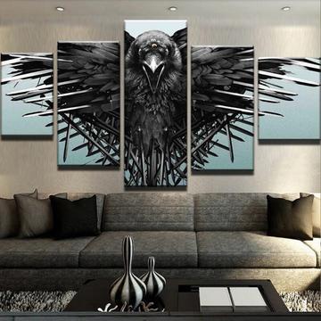 Game Of Thrones Crow Known World 1 Movie Canvas Wall Art