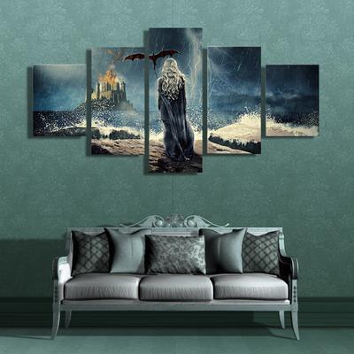 Game Of Thrones Daenerys Targaryen Movie Canvas Wall Art
