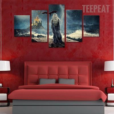Game Of Thrones Daenerys Targaryen Movie Canvas Wall Art
