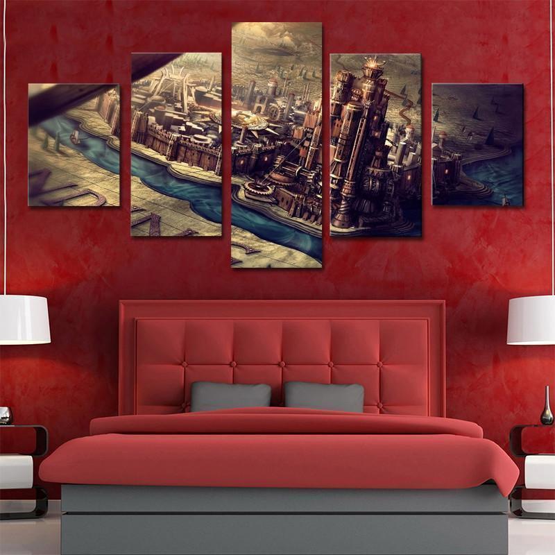 Game Of Thrones Opening Movie Canvas Wall Art