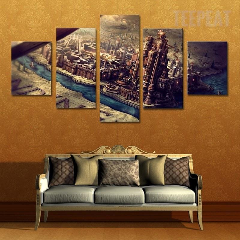 Game Of Thrones Opening Movie Canvas Wall Art