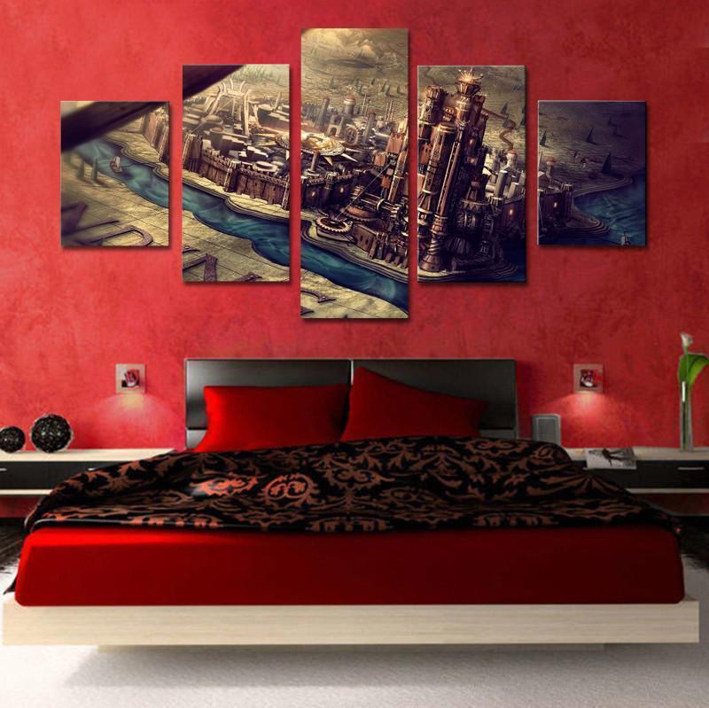 Game Of Thrones Opening Movie Canvas Wall Art